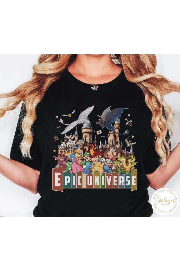 Epic Universe Family T-Shirts,, Universal Epic Universe Matching Shirts