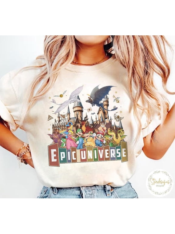 Epic Universe Family T-Shirts,, Universal Epic Universe Matching Shirts