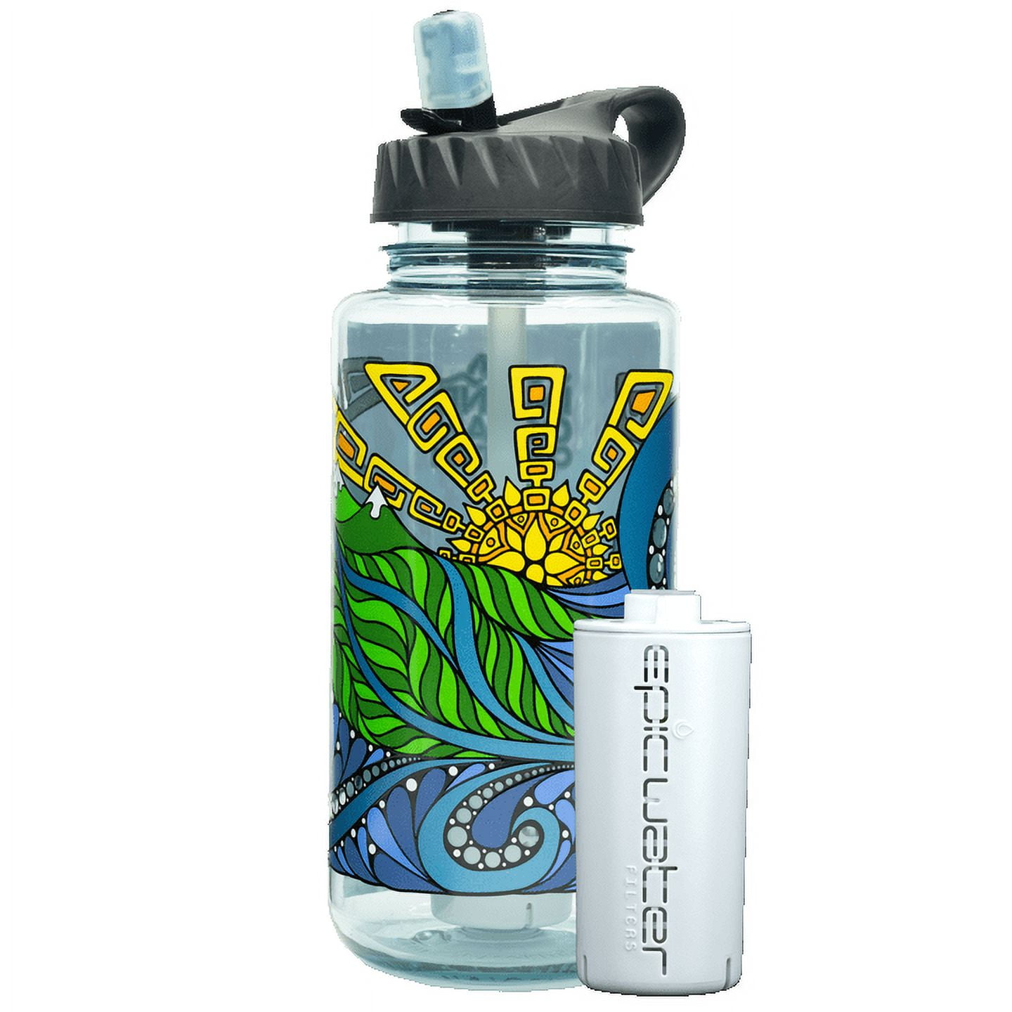 Epic Water Filters Bottle 32oz - Inland Ocean
