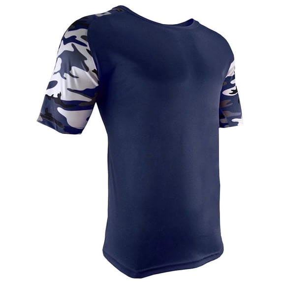 Epic Youth Cool Performance Camo Sleeve Jersey T Shirt (13- Colors Avaliable)