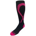 thumbnail image 1 of Epic Youth Over-The-Calf Breast Cancer Awareness With Big Pink Ribbon Knee High Socks Pair, 1 of 1