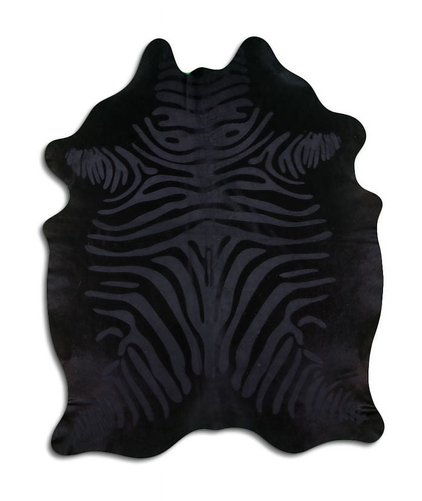 Epic Rug Epic cowhide rugs for sale ZEBRA DISTRESSED BLACK ON BLACK rug ...
