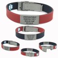 thumbnail image 1 of EpicBand Duo Medical Alert ID Bracelet with Reversible Black and Red Band, 1 of 7