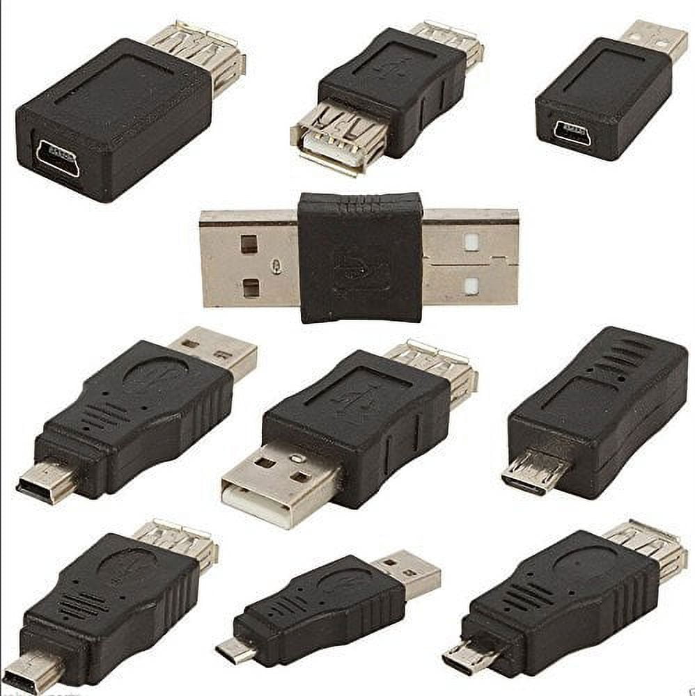 5in Micro USB to USB OTG Host Adapter M/F