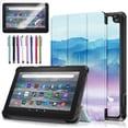 thumbnail image 1 of EpicGadget Case for Amazon Fire 7 (12th Generation, 2022 Released) - Lightweight Tri-fold Stand Auto Wake/Sleep Folio Cover Case + 1 Screen Protector and 1 Stylus (Dreamland), 1 of 7