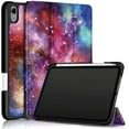 thumbnail image 1 of EpicGadget Case for New iPad Mini 6 (2021 Model, 6th Generation 8.3") Lightweight Slim Tri-Fold Shell Auto Wake/Sleep Folding Stand Pencil Holder Case Cover for iPad mini 6 2021 8.3-Inch (Galaxy), 1 of 5