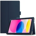 thumbnail image 1 of EpicGadget Case for iPad 10th Generation 10.9 Inch 2022 Released - Lightweight Slim PU Leather Stand Auto Wake/Sleep Folio Cover Case (Navy Blue), 1 of 5