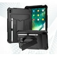 thumbnail image 1 of EpicGadget Case for iPad 10th Generation 10.9 Inch 2022 Released - Heavy Duty Rugged Hybrid Case with Kickstand Pencil Holder Cover Case (Black/Black), 1 of 5