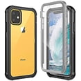 thumbnail image 1 of EpicGadget Case For iPhone 12 Mini 5.4" inch (2020) - Heavy Duty Shockproof Clear Full Body Protection with Built-In Screen Protector, Wireless Charging Compatible Case, 1 of 4