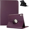 thumbnail image 1 of EpicGadget Smart Rotating Case Cover for iPad 10 10th Gen 10.9 Inch 2022 Released - Protective PU Leather Multi-Angle Viewing Rotating Stand Auto Sleep/Wake Folding Folio Cover Case (Purple), 1 of 4