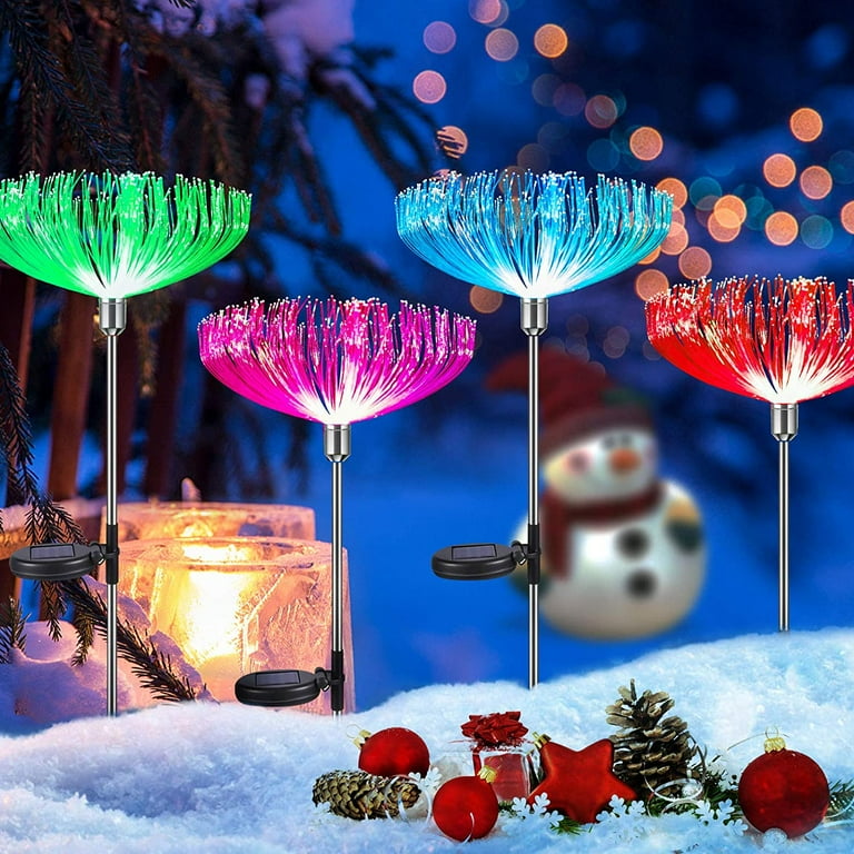 Solar Lights Outdoor, EpicGadget 105 LED Solar Lights String Lights for Garden Decoration Waterproof Fireworks Modeling Lighting Fiber Optic DIY Light Outdoor Christmas Lamp - Warm White (2 Pieces) Solar Lights Outdoor, EpicGadget 105 LED Solar Lights String Lights for Garden Decoration Waterproof Fireworks Modeling Lighting Fiber Optic DIY Light Outdoor Christmas Lamp - Warm White (2 Pieces)