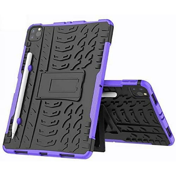 EpicGadget iPad Pro 11 2020 (2nd Gen) Case - Hybrid Rugged Dual Layer Kickstand with Pencil Holder Case Cover for Apple iPad Pro 11 Inch 2020 Released