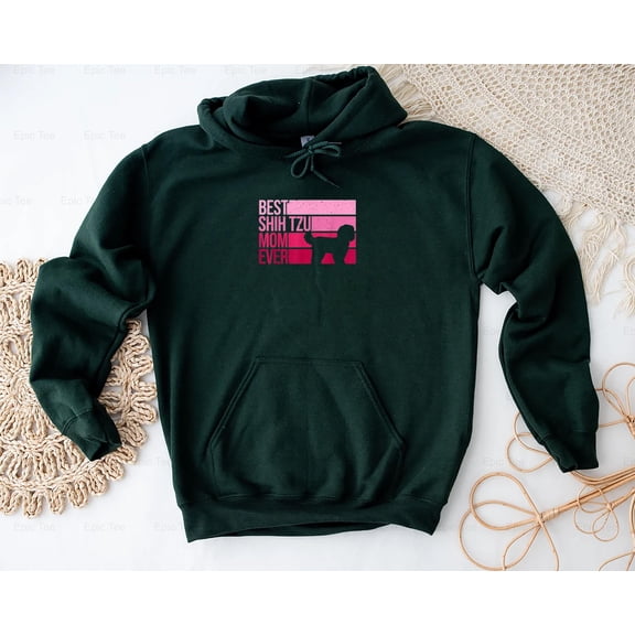 EpicTee87 Shih Tzu Mom Art for Women Girl Mothers Day Dog Lover Top, for Unisex, up to size 5XL.
