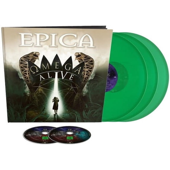 Epica - Omega Alive - Earbook Green - Music & Performance - Vinyl
