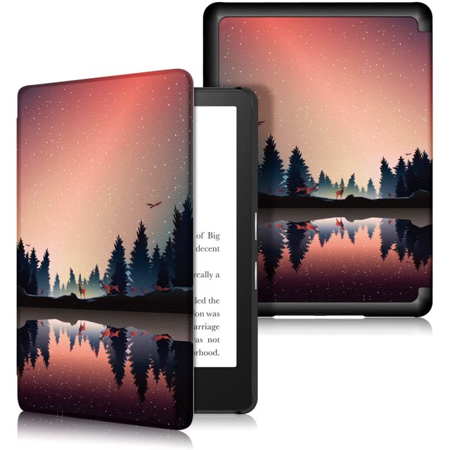 Epicgadget Case for Kindle Paperwhite 11th Generation 2021, Slim Lightweight Shell Case Cover with Auto Sleep/Wake for Kindle Paperwhite 6.8 Inch Display 11th Gen Released in 2021 (Forest Dusk)