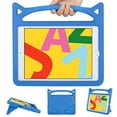thumbnail image 1 of Epicgadget Case for Apple iPad 10.2 - Lightweight Shockproof Kickstand Handle Kids Cover Case Compatible with iPad 10.2 inch Tablet 7th/8th/9th Generation 2019/2020/2021 Released (Blue), 1 of 4