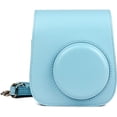thumbnail image 1 of Epicgadget Case Cover for Fujifilm Instax Mini 11 Instant Camera, PU Bag Cover with Removable Strap Camera Case for Fujifilm Instax Mini 11 (Blue), 1 of 5