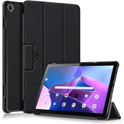 Epicgadget Case for Lenovo Tab M10 10.1 3rd Gen TB-328F - Lightweight Tri-Fold Stand Shell Auto Wake/Sleep Case Cover for Lenovo Tab M10 3rd Gen 10.1 Inch Display 2022 Released Black