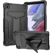 Epicgadget Case for Samsung Galaxy Tab A7 Lite 8.7-Inch Model SM-T220/SM-T225 (2021 Released) - Shock Resistant Dual Layer Hybrid Protective Kickstand Cover Case (Black/Black)