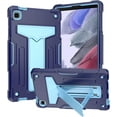 thumbnail image 1 of Epicgadget Case for Samsung Galaxy Tab A7 Lite 8.7 Inch SM-T220/SM-T225 Released 2021 - Dual Layer Hybrid Protective Case Cover with Kickstand (Navy Blue/Light Blue), 1 of 5