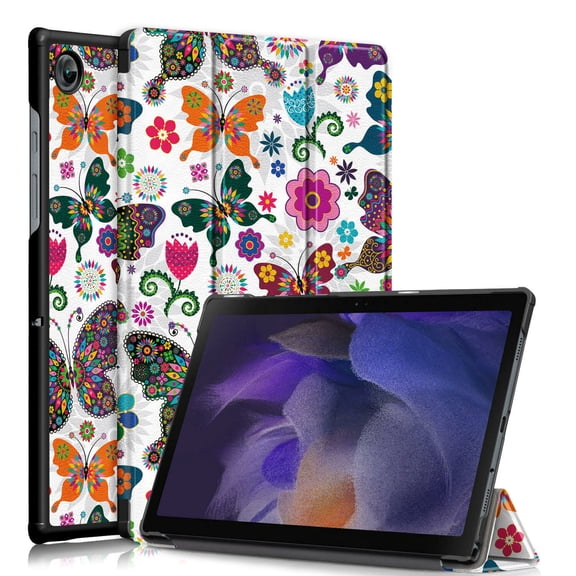 Epicgadget Case for Samsung Galaxy Tab A8 10.5" (Model Number: SM-X200/SM-X205/SM-X207) 2022 Released - Wake/Sleep Lightweight Magnetic Trifold Stand Case Shockproof Tablet Protect Cover (Butterfly)