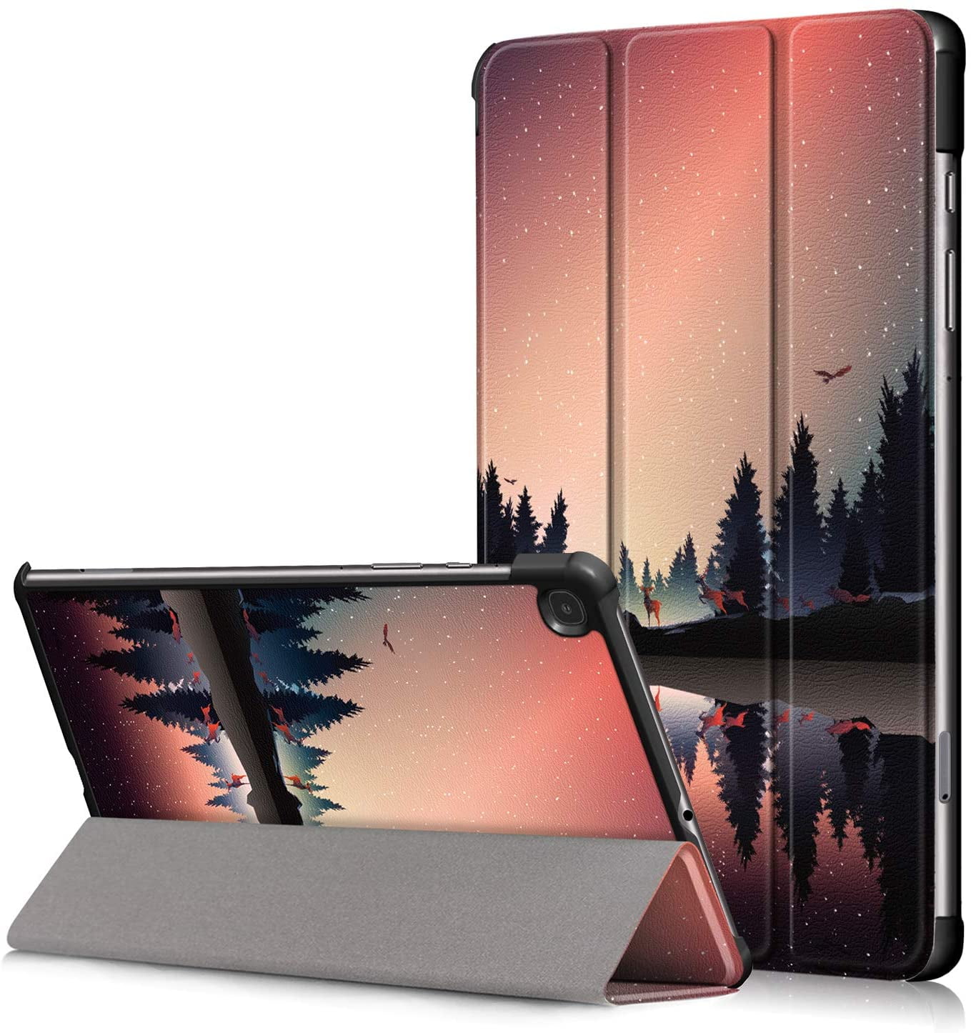 Möbelgeschäft Epicgadget Case for Samsung Tab Dusk) S6 Galaxy with Trifold Sleep/Wake Auto / - SM-P613 (SM-P610 Lite Smart / Slim / 2022/2020 Stand (Forest SM-P615 Case Cover Model SM-T619) Case 10.4\