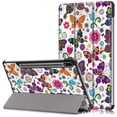 thumbnail image 1 of Epicgadget Case for Samsung Galaxy Tab S8 Plus/ Galaxy Tab S8+/ Galaxy Tab S7 FE/ Galaxy Tab S7 Plus Android Tablet 12.4” Auto Wake/Sleep Lightweight Slim Tri-fold Stand Folio Cover Case (Butterfly), 1 of 7