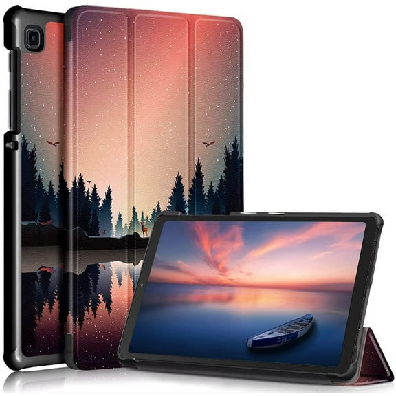 Epicgadget Case for Samsung Galaxy Tab A7 Lite 8.7 Inch SM-T220/SM-T225 Released 2021 - Lightweight Tri-Fold Stand Shell Case Cover (Forest Dusk)