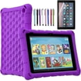 thumbnail image 1 of Epicgadget Fire 7 Tablet Case (12th Generation, 2022 Release) - EVA Foam Lightweight Shockproof Cover Case for Amazon Fire 7 inch Tablet Latest Model + 1 Screen Protector and 1 Stylus (Purple), 1 of 4