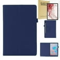 thumbnail image 1 of Epicgadget For Samsung Galaxy Tab S8 / Galaxy Tab S7 11 Inch PU Leather Case Stand Cover with 2 Pieces Tempered Glass Screen Protector for Samsung 11" Galaxy Tab S8 / Galaxy Tab S7 Tablet (Blue), 1 of 7