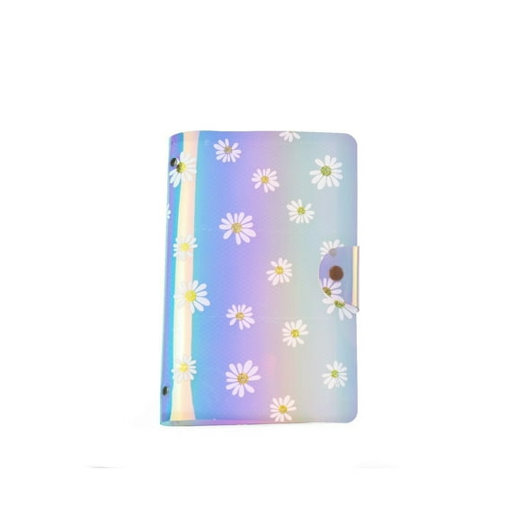 Epicgadget 4.90 x 0.80 Holographic Daisy Photo Album, Holds 96 Photos