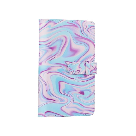 Epicgadget Fujifilm Instax 3" Swirl Color PU Leather Mini Photo Album, Holds 96