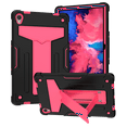 thumbnail image 1 of Epicgadget Lenovo Tab P11 Case (TB-J606F/TB-J606X) with Kickstand - Shockproof Hybrid Case Heavy Rugged Cover for Lenovo Tab P11 Plus 2021 & Tab P11 11 inch 2020 (Black/Pink), 1 of 5
