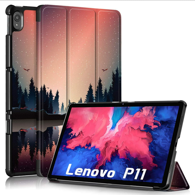 Epicgadget for Lenovo Tab P11 Plus Case - Auto Wake/Sleep Slim Lightweight  Folding Stand Smart Cover Case for Lenovo Tab P11 & Lenovo Tab P11 Plus 11  Inch Tablet (Forest Dusk) 