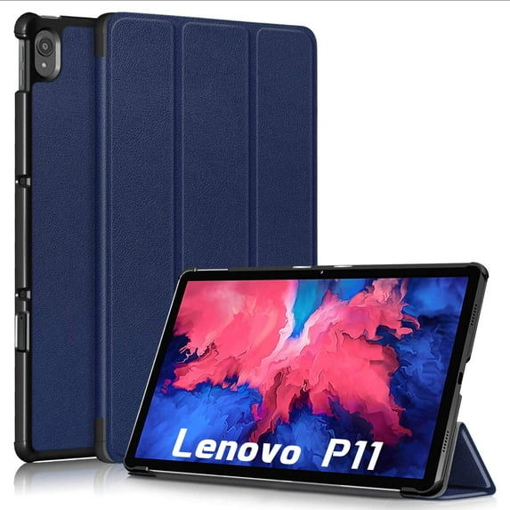 Epicgadget for Lenovo Tab P11 Plus Case - Auto Wake/Sleep Slim Lightweight Folding Stand Smart Cover Case for Lenovo Tab P11 & Lenovo Tab P11 Plus 11 Inch Tablet (Navy Blue)
