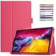 thumbnail image 1 of Epicgadget PU Leather Case for iPad Air (5th Gen 2022 & 4th Gen 2020) 10.9 inch and iPad Pro 11 inch, Slim Lightweight Folio PU Leather Folding Stand Cover Case (Pink), 1 of 5