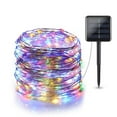 thumbnail image 1 of Epicgadget Solar Flexible Copper Wire String Lights, 72FT 200 LEDs Waterproof Super Bright Solar Lights with 8 Lighting Modes Decorative Lights for Outdoor Christmas Garden Wedding Tree (Multicolor), 1 of 7
