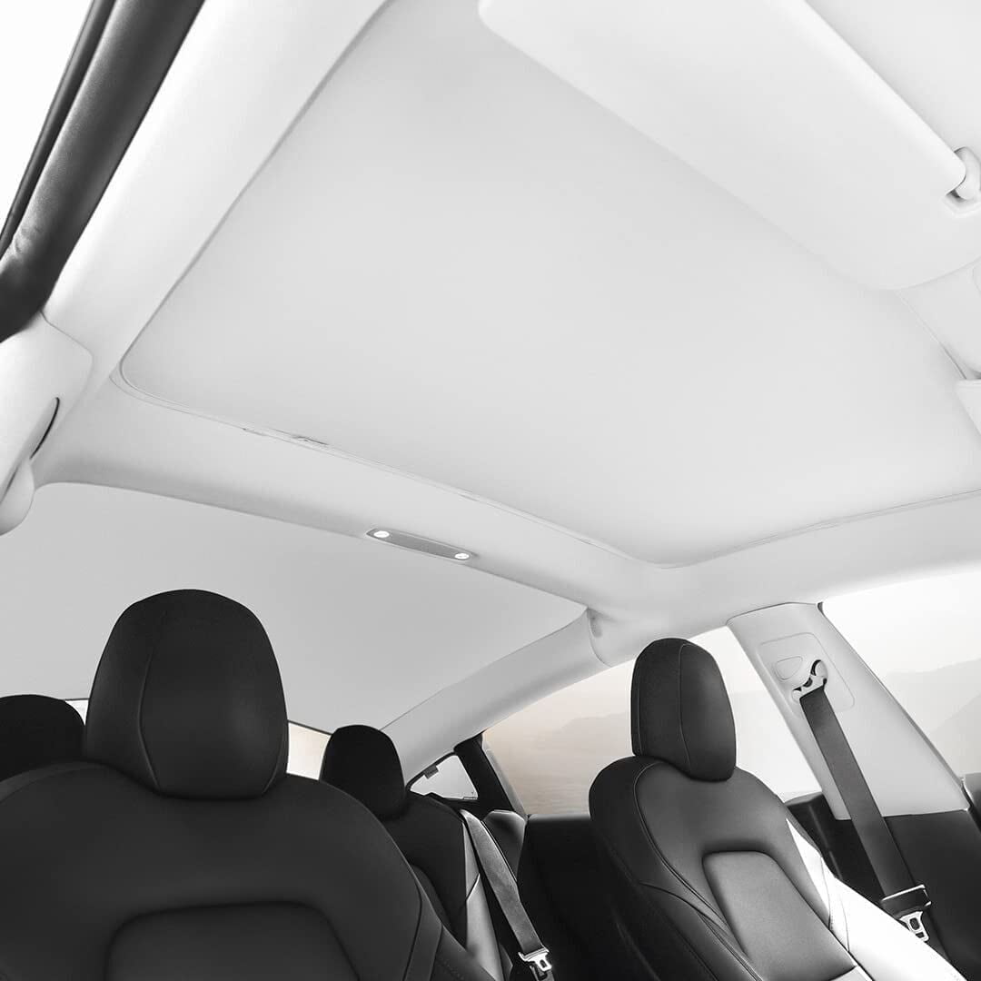 Epicgadget Sunshade for Tesla Model 3 (2023, 2022, 2021) - Sunshade Roof  Window Insulation UV Rays Protection Front and Rear Top Windows Sun Shade  Skylight Reflective Covers (White) 