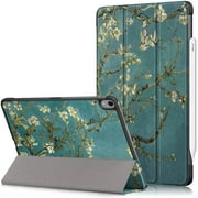 Epicgadget Trifold Case for iPad Air 5 (5th Gen, 2022) / iPad Air 4 10.9 Inch (4th Generation, 2020) - Slim Lightweight Protective Shell with Auto Sleep/Wake Trifold Stand Cover Case (Blossom)