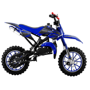 Epicord 50cc Kid Dirt Bike,2-Stroke Gas Mini Bike for Kids 8-14 Shock Absorption,Pull Start,Max Speed 40 MPH, 160 lb Capacity,Blue