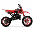 thumbnail image 1 of Epicord 50cc Kid Dirt Bike,2-Stroke Gas Mini Bike for Kids 8-14 Shock Absorption,Pull Start,Max Speed 40 MPH, 160 lb Capacity,Red, 1 of 8