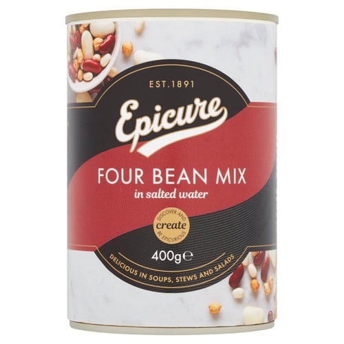 Epicure 4 Bean Mix 400g, British Import (Pack of 2)