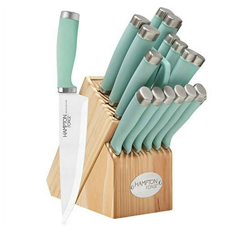 Hampton Forge™ Epicure Pistachio - 17 Piece Knife Block Set & Reviews