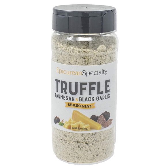 Epicurean Specialty Truffle Seasoning with Parmesan and Black Garlic 9 Ounce