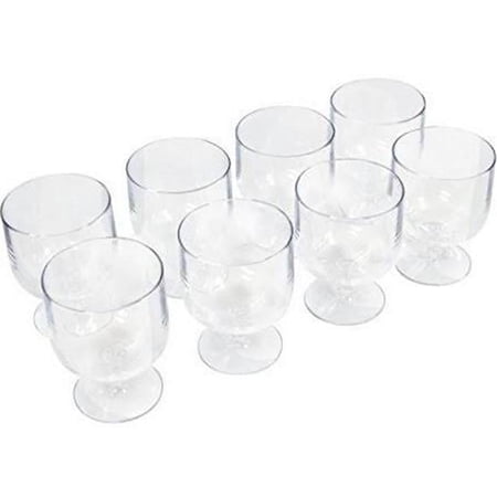 Vinotemp EP-ACRWG01 Epicureanist Acrylic Wine Glasses - Set of 8