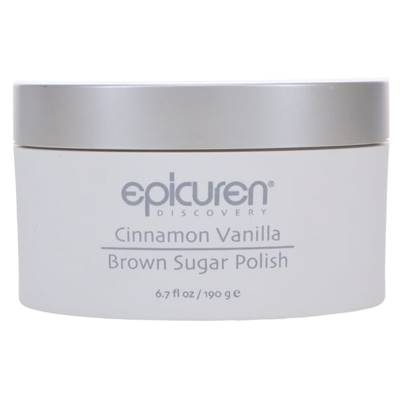 Epicuren Cinnamon Vanilla Brown Body Scrub Polish, 6.7 Oz