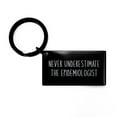 thumbnail image 1 of Epidemiologist Gift, Never Underestimate The Epidemiologist Keychain Key Chain, 1 of 1