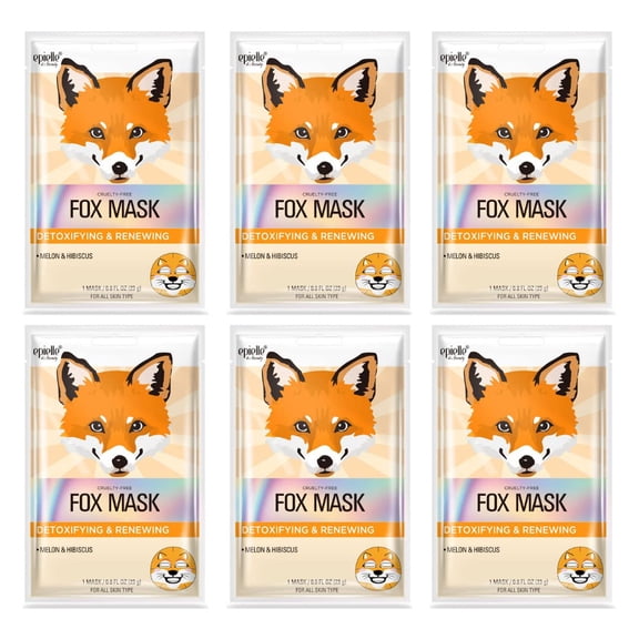 Epielle Character Sheet Masks Korean Beauty Mask -For All Skin Types| Birthday Party Gift for her kids, Spa Day Party, FOX 6 PK