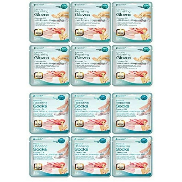 Epielle Intensive Repairing Masks for Hand and Foot (Glove & Socks12pk