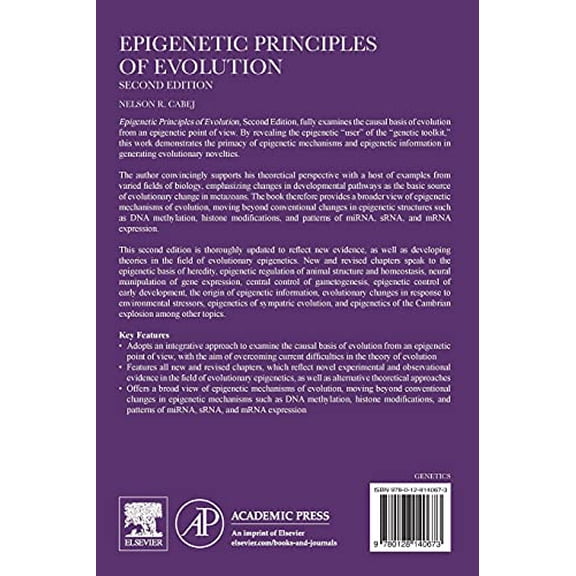 Pre-Owned Epigenetic Principles of Evolution (Paperback)